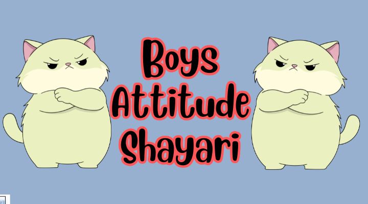 boys attitude shayari