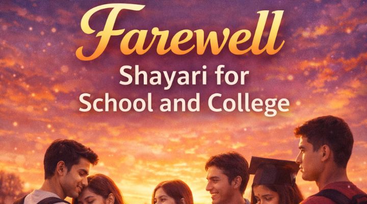 Farewell Shayari for school and college